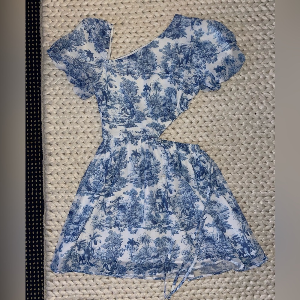 Blue summer dress